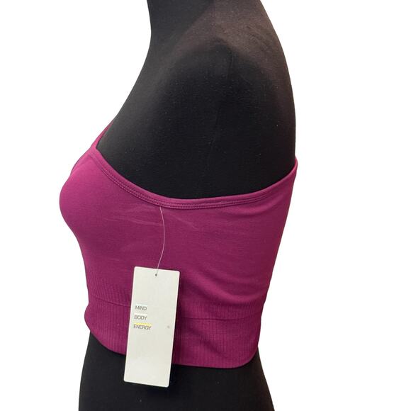 New ~ ZELLA ~ One Shoulder Seamless Sports Bra Size M - Picture 2 of 6